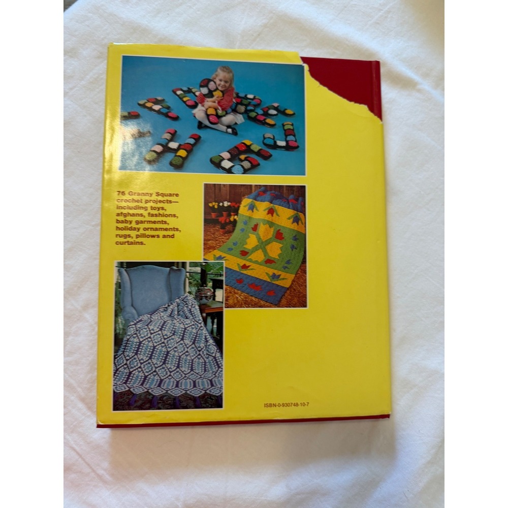 Vintage 1979 The Great Granny Crochet Book Hardcover 76 Patterns Granny Squares - Picture 2 of 11